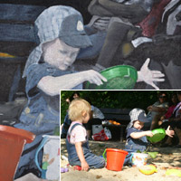 Oelbild nach Foto